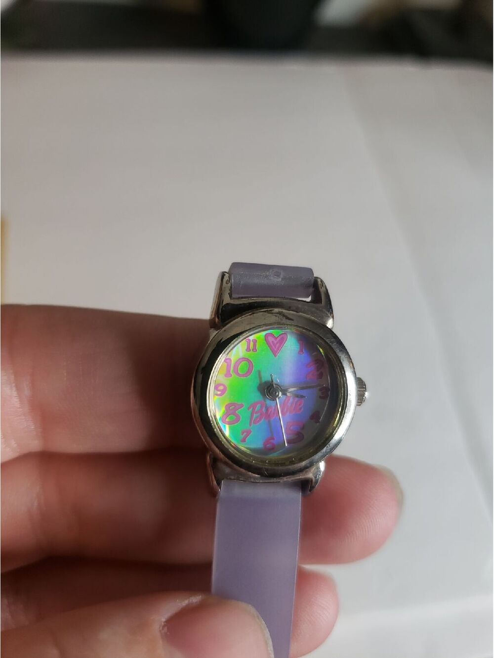 Barbie Mattel Purple Wrist Watch